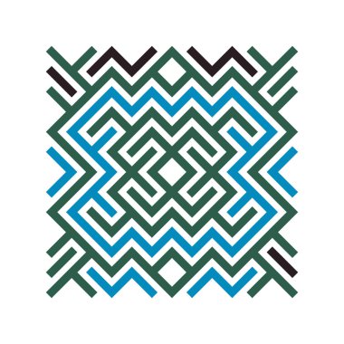 Asemic Glyph writing hieroglyph imitation abstract illustration