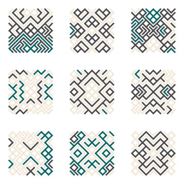 Asemic Glyph writing hieroglyph imitation abstract illustration