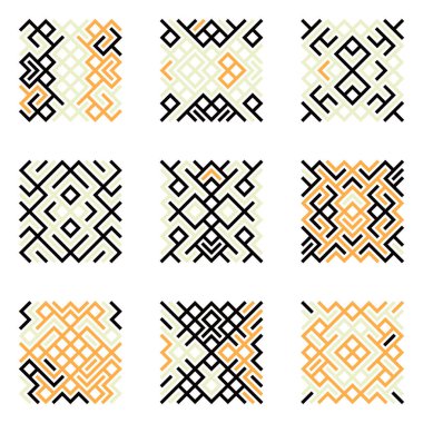 Asemic Glyph writing hieroglyph imitation abstract illustration