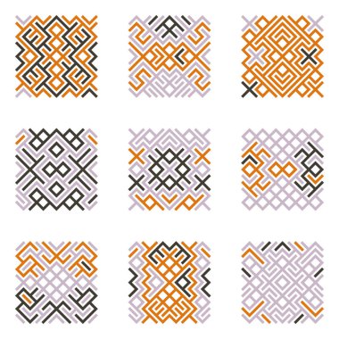 Asemic Glyph writing hieroglyph imitation abstract illustration