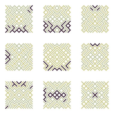 Asemic Glyph writing hieroglyph imitation abstract illustration