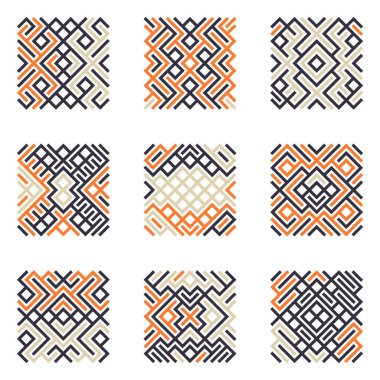 Asemic Glyph writing hieroglyph imitation abstract illustration