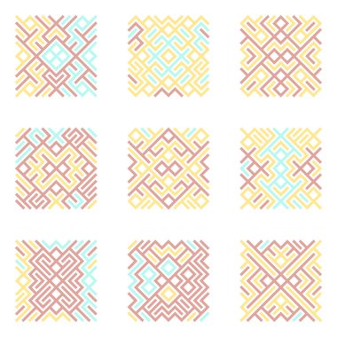 Asemic Glyph writing hieroglyph imitation abstract illustration