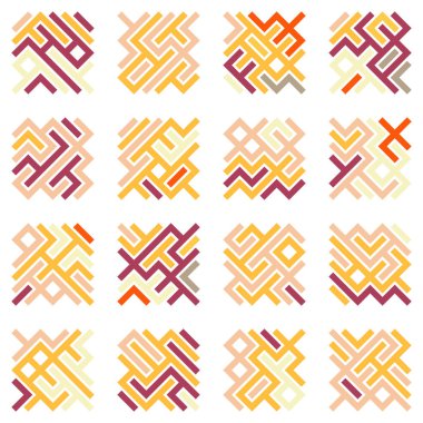 Asemic Glyph writing hieroglyph imitation abstract illustration