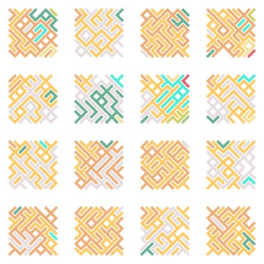 Asemic Glyph writing hieroglyph imitation abstract illustration