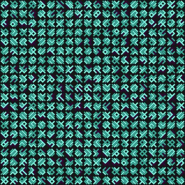 Asemic Glyph writing hieroglyph imitation abstract illustration