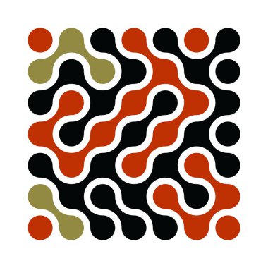 Asemic Glyph writing hieroglyph imitation abstract illustration