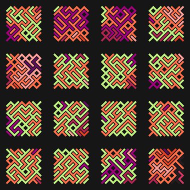 Asemic Glyph writing hieroglyph imitation abstract illustration