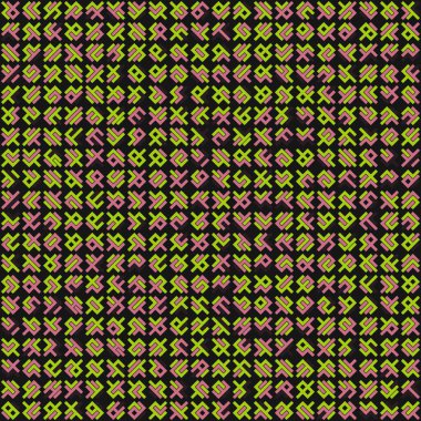 Asemic Glyph writing hieroglyph imitation abstract illustration