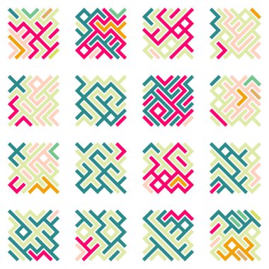 Asemic Glyph writing hieroglyph imitation abstract illustration