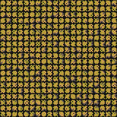 Asemic Glyph writing hieroglyph imitation abstract illustration