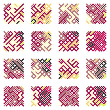 Asemic Glyph writing hieroglyph imitation abstract illustration