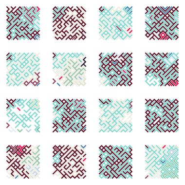 Asemic Glyph writing hieroglyph imitation abstract illustration