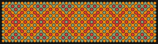 Multicolor Truchet Telha Conexões Ilustração — Vetor de Stock