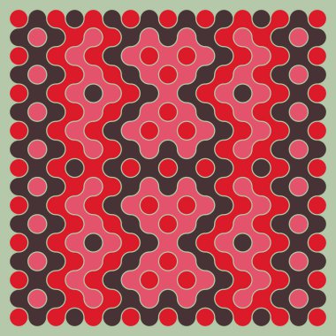 Çokrenkli kiremit bağlantı illüstrasyonuName