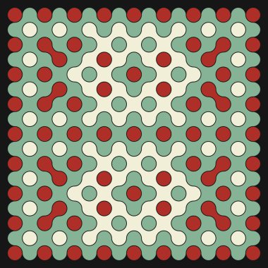 Çokrenkli kiremit bağlantı illüstrasyonuName