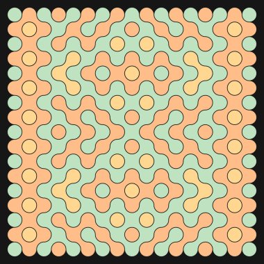 Çokrenkli kiremit bağlantı illüstrasyonuName