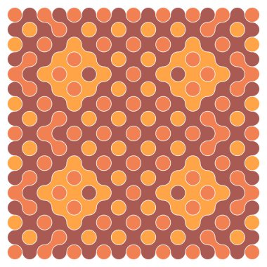 Çokrenkli kiremit bağlantı illüstrasyonuName