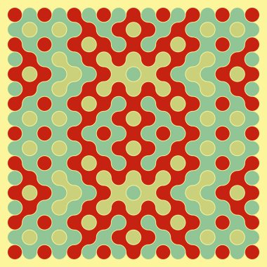 Çokrenkli kiremit bağlantı illüstrasyonuName