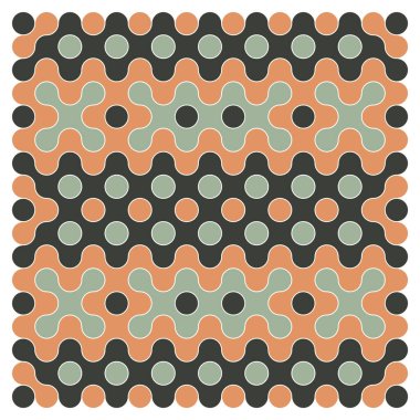 Çokrenkli kiremit bağlantı illüstrasyonuName