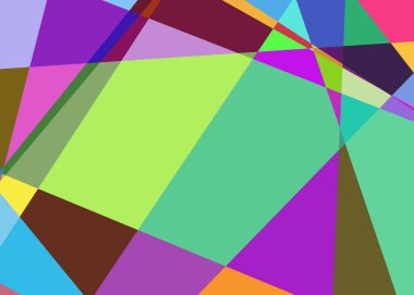 Geometrik soyutlama üretken sanat arkaplan çizimi