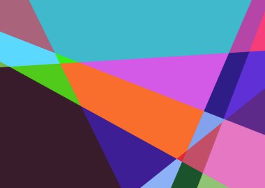 Geometrik soyutlama üretken sanat arkaplan çizimi