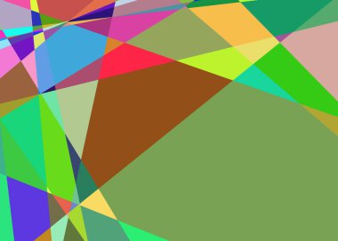 Geometrik soyutlama üretken sanat arkaplan çizimi