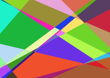 Geometrik soyutlama üretken sanat arkaplan çizimi