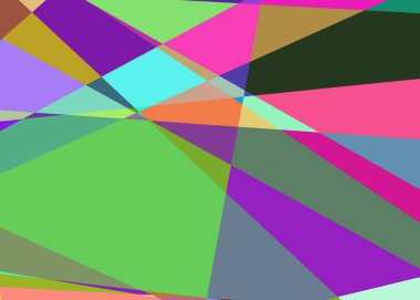 Geometrik soyutlama üretken sanat arkaplan çizimi