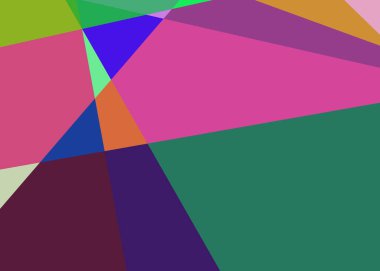 Geometrik soyutlama üretken sanat arkaplan çizimi