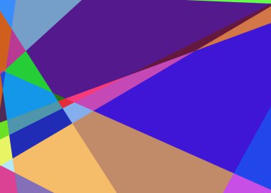 Geometrik soyutlama üretken sanat arkaplan çizimi