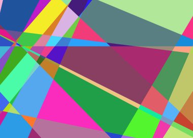 Geometrik soyutlama üretken sanat arkaplan çizimi