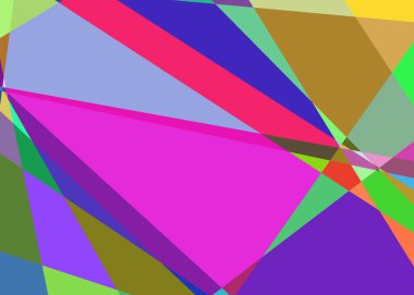 Geometrik soyutlama üretken sanat arkaplan çizimi