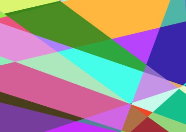 Geometrik soyutlama üretken sanat arkaplan çizimi