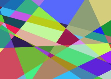 Geometrik soyutlama üretken sanat arkaplan çizimi