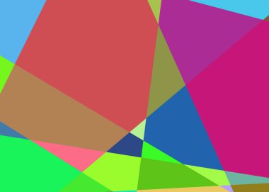 Geometrik soyutlama üretken sanat arkaplan çizimi