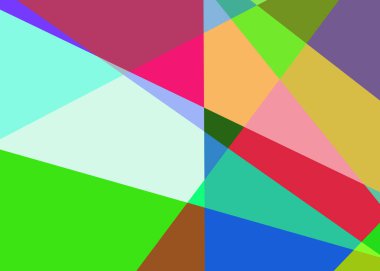 Geometrik soyutlama üretken sanat arkaplan çizimi