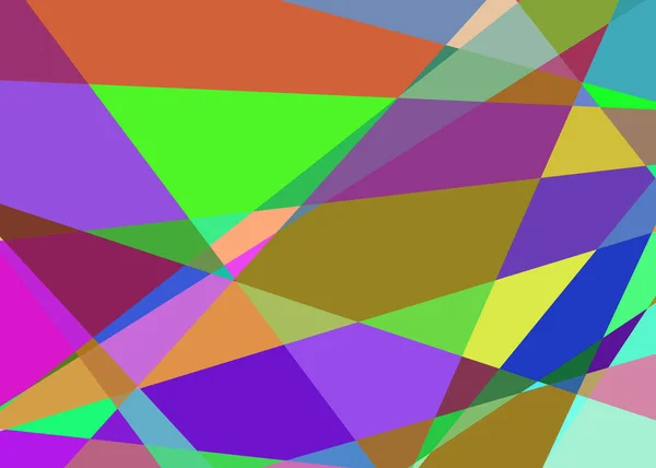 Geometric Abstraction Generative Art Background Art Illustration - Stok Vektor
