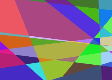 Geometrik soyutlama üretken sanat arkaplan çizimi