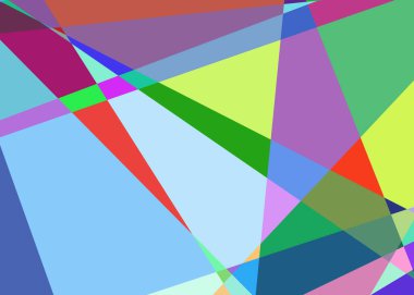 Geometrik soyutlama üretken sanat arkaplan çizimi