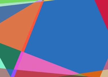 Geometrik soyutlama üretken sanat arkaplan çizimi