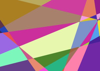 Geometrik soyutlama üretken sanat arkaplan çizimi