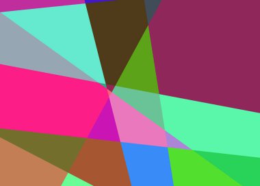 Geometrik soyutlama üretken sanat arkaplan çizimi