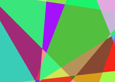 Geometrik soyutlama üretken sanat arkaplan çizimi