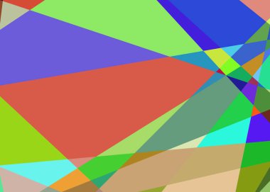 Geometrik soyutlama üretken sanat arkaplan çizimi