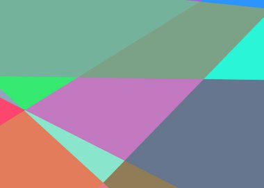 Geometrik soyutlama üretken sanat arkaplan çizimi