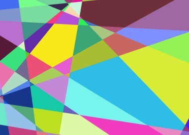 Geometrik soyutlama üretken sanat arkaplan çizimi