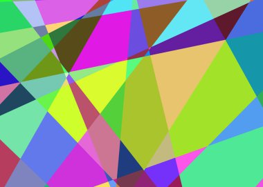 Geometrik soyutlama üretken sanat arkaplan çizimi