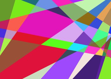 Geometrik soyutlama üretken sanat arkaplan çizimi