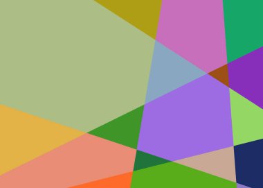 Geometrik soyutlama üretken sanat arkaplan çizimi